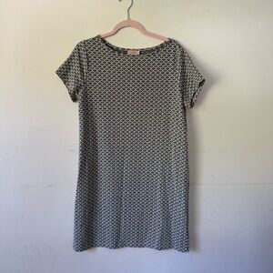 Ann Taylor LOFT Patterned Shift Dress Size L | Spring Dress